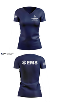 Madelia Health EMS Women's Short Sleeve V-neck Shirt - 11