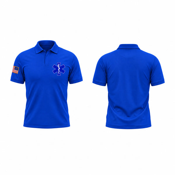 Short Sleeve Performance Polo, Pontotoc Technology Center, EMS/EMT, Teamtime, Team time, sublimation, custom sports apparel, team uniforms, spirit wear, spiritwear, sports uniforms, custom shirts, team store, custom team store, fundraiser sports, apparel fundraiser