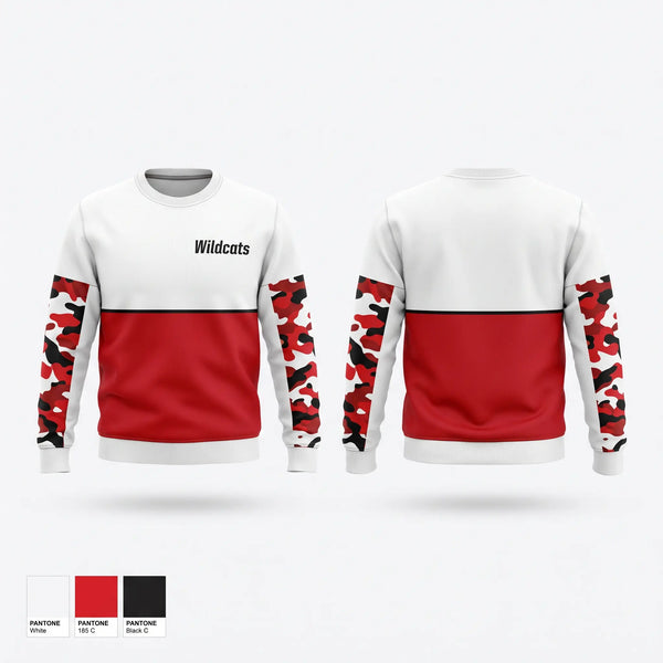 Crew Neck Sweatshirt, Wildcats, , Teamtime, Team time, sublimation, custom sports apparel, team uniforms, spirit wear, spiritwear, sports uniforms, custom shirts, team store, custom team store, fundraiser sports, apparel fundraiser