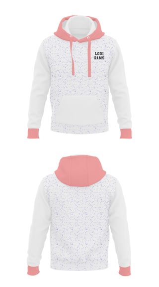 Hoodie, Lodi Rams, Men's Basketball, Teamtime, Team time, sublimation, custom sports apparel, team uniforms, spirit wear, spiritwear, sports uniforms, custom shirts, team store, custom team store, fundraiser sports, apparel fundraiser