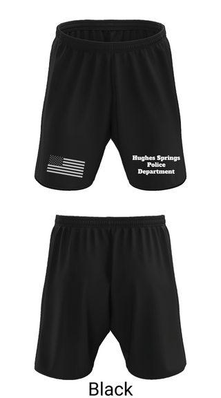 Athletic Shorts With Pockets, Hughes Springs Police Department, Police, Teamtime, Team time, sublimation, custom sports apparel, team uniforms, spirit wear, spiritwear, sports uniforms, custom shirts, team store, custom team store, fundraiser sports, apparel fundraiser