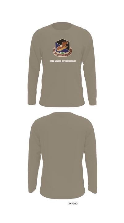 100th Missile Defense Brigade 43971287 Long Sleeve Performance Shirt 72