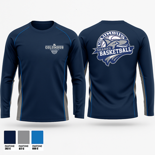 Long Sleeve Performance Shirt, team name, Women's Basketball, Teamtime, Team time, sublimation, custom sports apparel, team uniforms, spirit wear, spiritwear, sports uniforms, custom shirts, team store, custom team store, fundraiser sports, apparel fundraiser