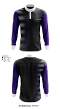Niles North Athletics Vikings Basketball 34779783 Quarter Zip Jacket - 2