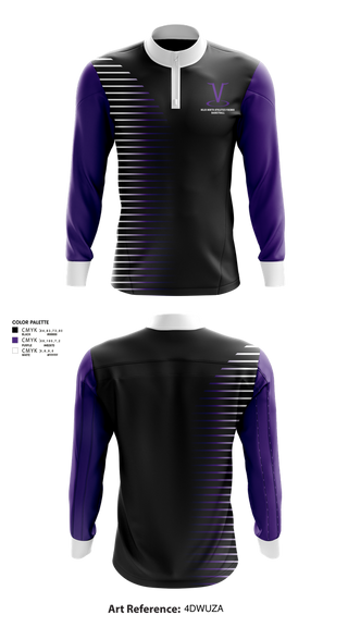 Quarter Zip Jacket, Niles North Athletics Vikings Basketball, Men's Basketball, Teamtime, Team time, sublimation, custom sports apparel, team uniforms, spirit wear, spiritwear, sports uniforms, custom shirts, team store, custom team store, fundraiser sports, apparel fundraiser