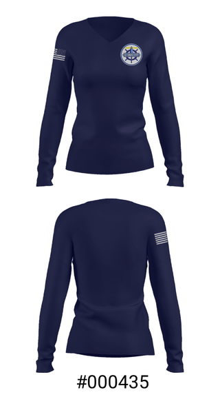 Women's Long Sleeve Vneck Shirt, Coastal Washington County Institute Of Technology, Spirit Store, Teamtime, Team time, sublimation, custom sports apparel, team uniforms, spirit wear, spiritwear, sports uniforms, custom shirts, team store, custom team store, fundraiser sports, apparel fundraiser