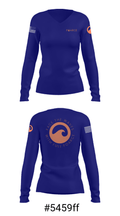 Full Foarce 4418872 Women's Long Sleeve V-neck Shirt - 20
