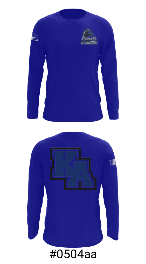 Long Sleeve Performance Shirt, Kingman Academy Of Learning - Intermediate School, Spirit Store, Teamtime, Team time, sublimation, custom sports apparel, team uniforms, spirit wear, spiritwear, sports uniforms, custom shirts, team store, custom team store, fundraiser sports, apparel fundraiser