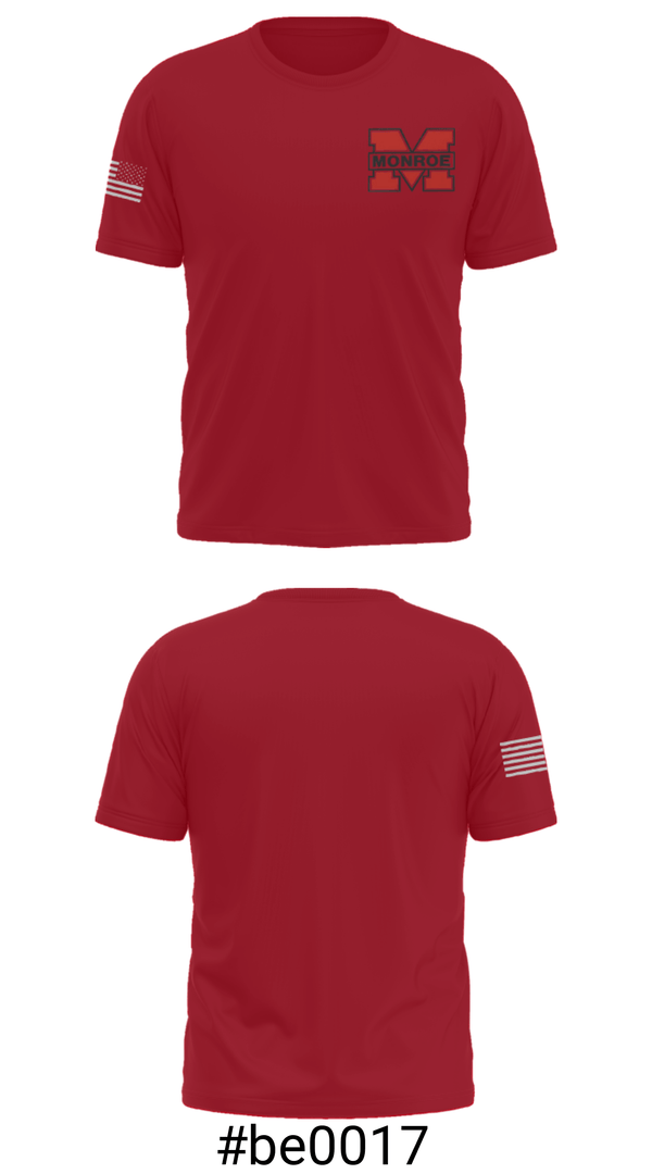 Short Sleeve Performance Shirt, Monroe Middle School, Wrestling, Teamtime, Team time, sublimation, custom sports apparel, team uniforms, spirit wear, spiritwear, sports uniforms, custom shirts, team store, custom team store, fundraiser sports, apparel fundraiser