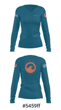 Full Foarce 4418872 Women's Long Sleeve V-neck Shirt - 20