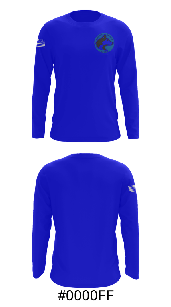 Long Sleeve Performance Shirt, Hanby Middle School Basketball, Women's Basketball, Teamtime, Team time, sublimation, custom sports apparel, team uniforms, spirit wear, spiritwear, sports uniforms, custom shirts, team store, custom team store, fundraiser sports, apparel fundraiser