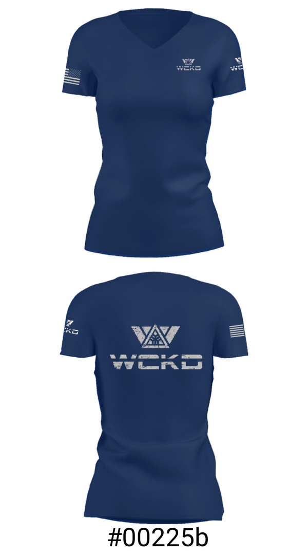 Women's Short Sleeve Vneck Shirt, PA WCKD Airsoft Organization, , Teamtime, Team time, sublimation, custom sports apparel, team uniforms, spirit wear, spiritwear, sports uniforms, custom shirts, team store, custom team store, fundraiser sports, apparel fundraiser
