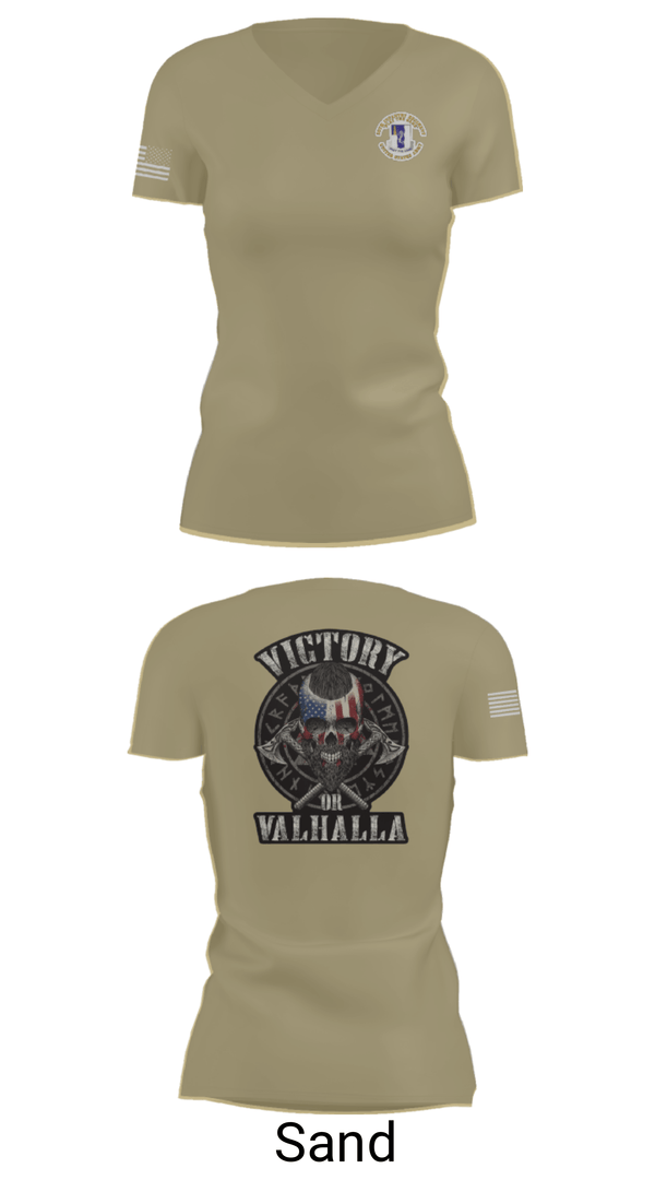 Women's Short Sleeve Vneck Shirt, 1-50 infantry battalion, Army, Teamtime, Team time, sublimation, custom sports apparel, team uniforms, spirit wear, spiritwear, sports uniforms, custom shirts, team store, custom team store, fundraiser sports, apparel fundraiser