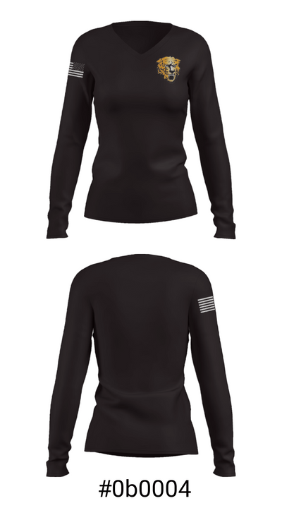 Summersville High School 56188552 Women's Long Sleeve V-neck Shirt - 20