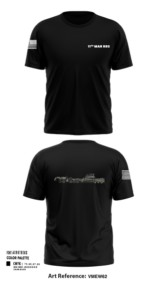 Short Sleeve Performance Shirt, 11Th MAR REG, Marines, Teamtime, Team time, sublimation, custom sports apparel, team uniforms, spirit wear, spiritwear, sports uniforms, custom shirts, team store, custom team store, fundraiser sports, apparel fundraiser