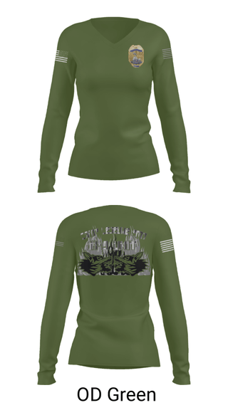 Women's Long Sleeve Vneck Shirt, , Marines, Teamtime, Team time, sublimation, custom sports apparel, team uniforms, spirit wear, spiritwear, sports uniforms, custom shirts, team store, custom team store, fundraiser sports, apparel fundraiser