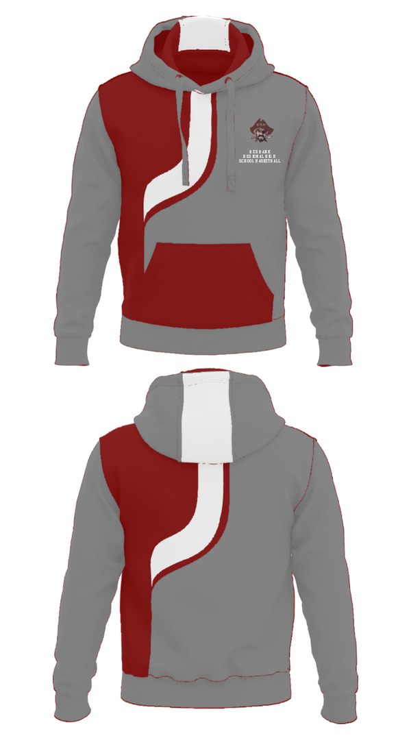 Hoodie, Red Bank Regional High School Basketball, Women's Basketball, Teamtime, Team time, sublimation, custom sports apparel, team uniforms, spirit wear, spiritwear, sports uniforms, custom shirts, team store, custom team store, fundraiser sports, apparel fundraiser