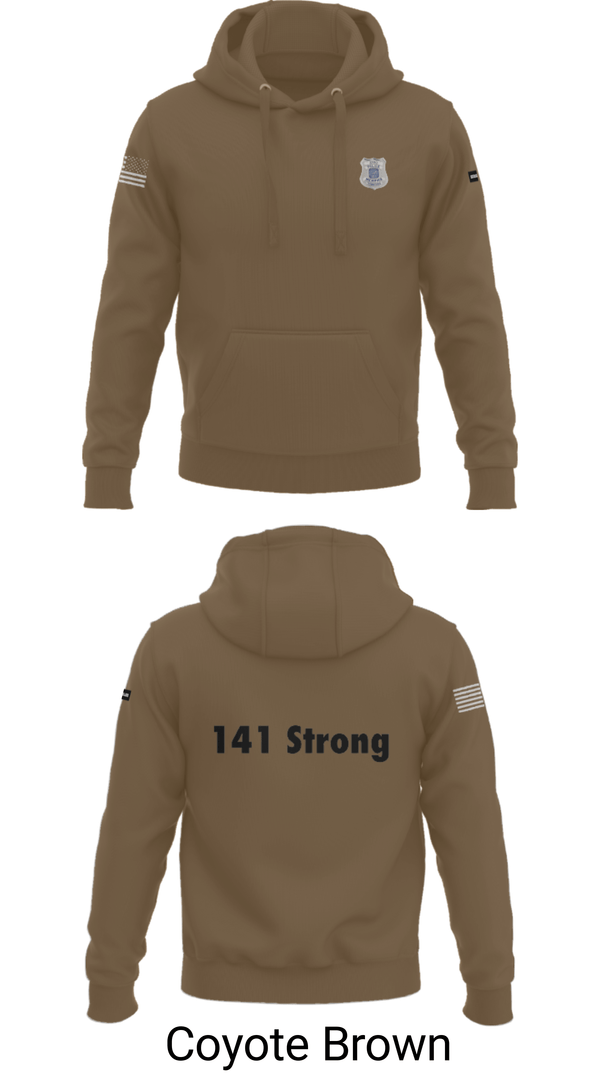 Hoodie, 141 Strong, Police, Teamtime, Team time, sublimation, custom sports apparel, team uniforms, spirit wear, spiritwear, sports uniforms, custom shirts, team store, custom team store, fundraiser sports, apparel fundraiser