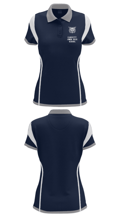 Garrett Junior High School 2206469 Women's Short Sleeve Performance Polo  - 26