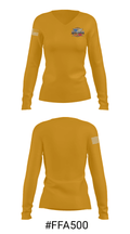 Lincoln-Way Xplosion Basketball Club 73751770 Women's Long Sleeve V-neck Shirt - 20