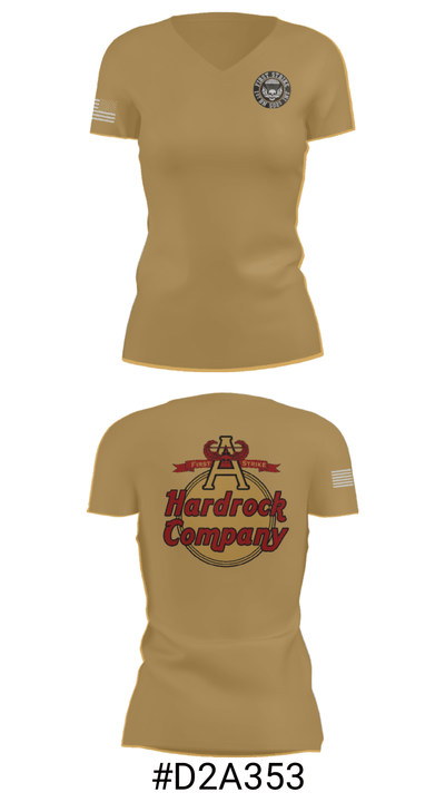 Hardrock Company 49031868 Women's Short Sleeve V-neck Shirt - 4