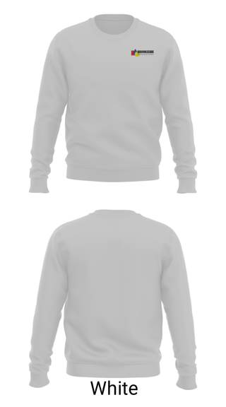 Crew Neck Sweatshirt, Brookeside Montessori School, Spirit Store, Teamtime, Team time, sublimation, custom sports apparel, team uniforms, spirit wear, spiritwear, sports uniforms, custom shirts, team store, custom team store, fundraiser sports, apparel fundraiser