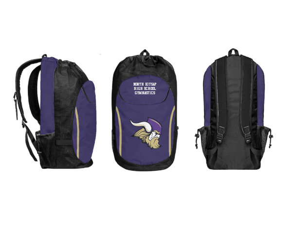 Gear Bag, North Kitsap High School Gymnastics, Spirit Store, Teamtime, Team time, sublimation, custom sports apparel, team uniforms, spirit wear, spiritwear, sports uniforms, custom shirts, team store, custom team store, fundraiser sports, apparel fundraiser