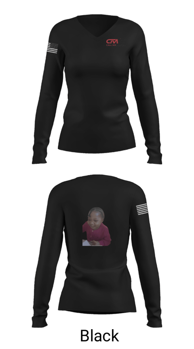 Call Mr Capital 49952377 Women's Long Sleeve V-neck Shirt - 7