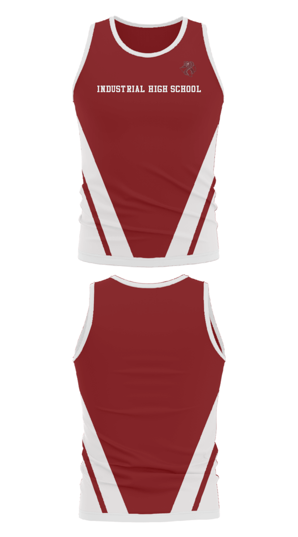 Tank Top, Industrial High School, Men's Basketball, Teamtime, Team time, sublimation, custom sports apparel, team uniforms, spirit wear, spiritwear, sports uniforms, custom shirts, team store, custom team store, fundraiser sports, apparel fundraiser