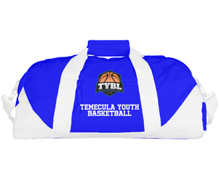 Duffle Bag, Temecula Youth Basketball, Men's Basketball, Teamtime, Team time, sublimation, custom sports apparel, team uniforms, spirit wear, spiritwear, sports uniforms, custom shirts, team store, custom team store, fundraiser sports, apparel fundraiser