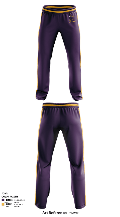 Lady Eagles 38011589 Sweatpants - 1