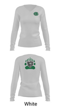 Gold-Burg High School Basketball 79044371 Women's Long Sleeve V-neck Shirt - 6