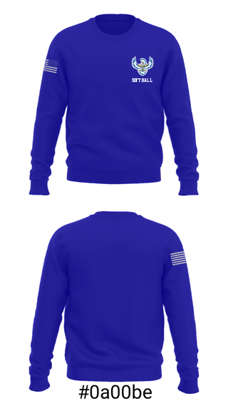 Crew Neck Sweatshirt, Thunderbird Softball, Softball, Teamtime, Team time, sublimation, custom sports apparel, team uniforms, spirit wear, spiritwear, sports uniforms, custom shirts, team store, custom team store, fundraiser sports, apparel fundraiser