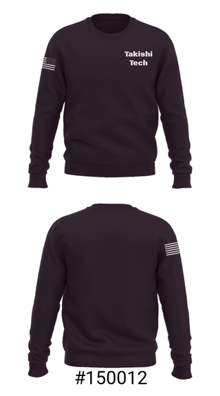 Crew Neck Sweatshirt, Takishi Tech, , Teamtime, Team time, sublimation, custom sports apparel, team uniforms, spirit wear, spiritwear, sports uniforms, custom shirts, team store, custom team store, fundraiser sports, apparel fundraiser