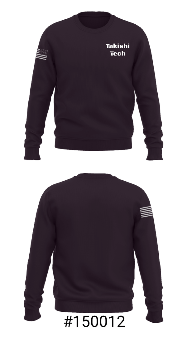 Crew Neck Sweatshirt, Takishi Tech, , Teamtime, Team time, sublimation, custom sports apparel, team uniforms, spirit wear, spiritwear, sports uniforms, custom shirts, team store, custom team store, fundraiser sports, apparel fundraiser