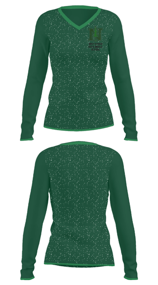 Women's Long Sleeve Vneck Shirt, Northwood High/Middle School, Spirit Store, Teamtime, Team time, sublimation, custom sports apparel, team uniforms, spirit wear, spiritwear, sports uniforms, custom shirts, team store, custom team store, fundraiser sports, apparel fundraiser