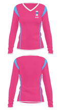 AKEO 58778116 Women's Long Sleeve V-neck Shirt - 35