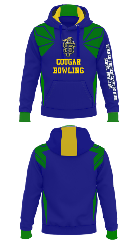 Hoodie, Sumner-Fredericksburg High School Bowling, Bowling, Teamtime, Team time, sublimation, custom sports apparel, team uniforms, spirit wear, spiritwear, sports uniforms, custom shirts, team store, custom team store, fundraiser sports, apparel fundraiser
