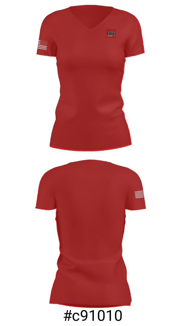 Women's Short Sleeve Vneck Shirt, EWG Youth Hoops, Men's Basketball, Teamtime, Team time, sublimation, custom sports apparel, team uniforms, spirit wear, spiritwear, sports uniforms, custom shirts, team store, custom team store, fundraiser sports, apparel fundraiser