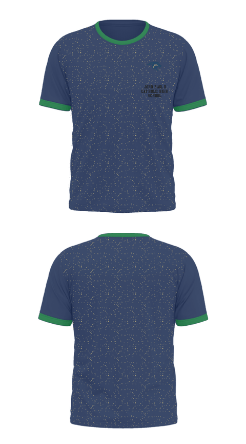 Short Sleeve Performance Shirt, John Paul Ii Catholic High School, Spirit Store, Teamtime, Team time, sublimation, custom sports apparel, team uniforms, spirit wear, spiritwear, sports uniforms, custom shirts, team store, custom team store, fundraiser sports, apparel fundraiser