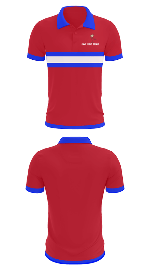 Short Sleeve Performance Polo, Cambridge Squash, Tennis, Teamtime, Team time, sublimation, custom sports apparel, team uniforms, spirit wear, spiritwear, sports uniforms, custom shirts, team store, custom team store, fundraiser sports, apparel fundraiser