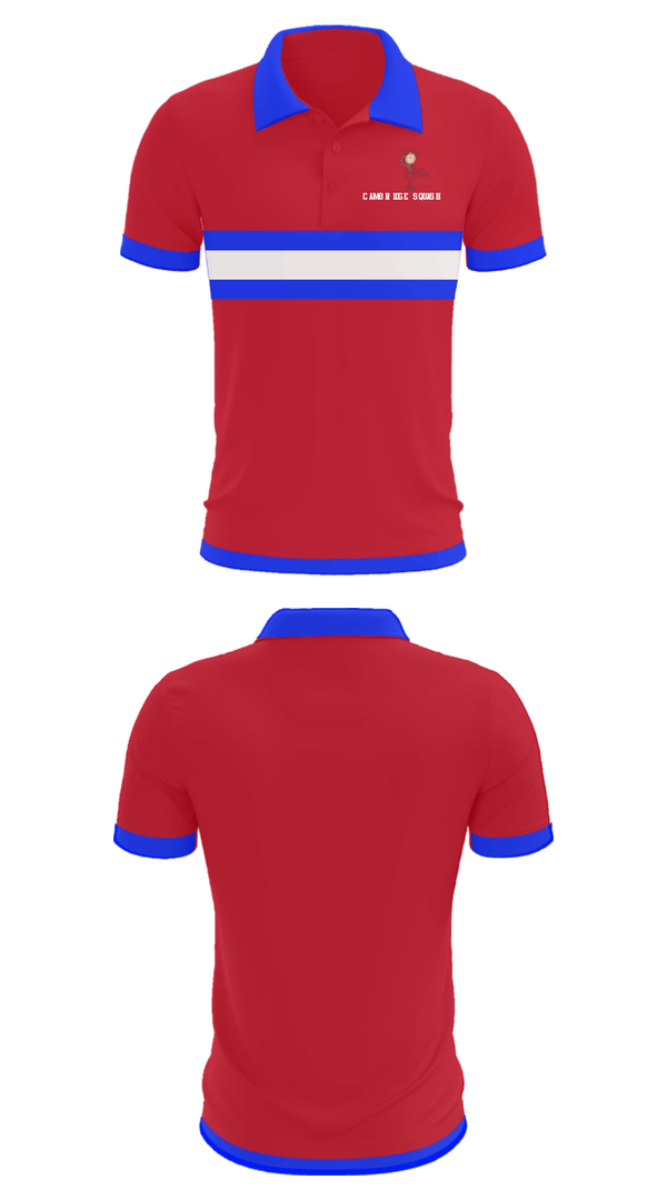 Short Sleeve Performance Polo, Cambridge Squash, Tennis, Teamtime, Team time, sublimation, custom sports apparel, team uniforms, spirit wear, spiritwear, sports uniforms, custom shirts, team store, custom team store, fundraiser sports, apparel fundraiser