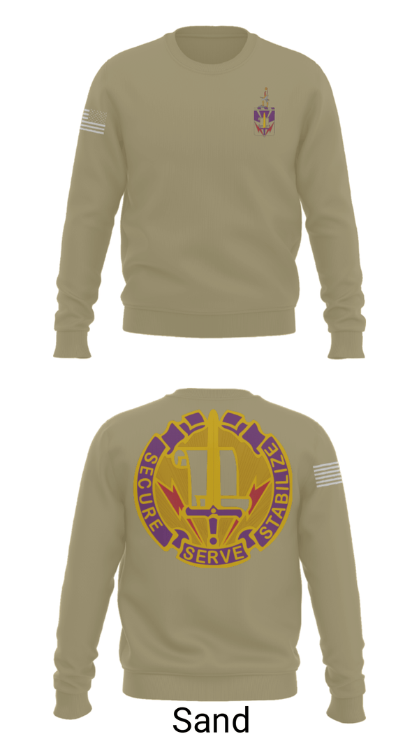 Crew Neck Sweatshirt, 405th Civil Affairs Battalion, Army, Teamtime, Team time, sublimation, custom sports apparel, team uniforms, spirit wear, spiritwear, sports uniforms, custom shirts, team store, custom team store, fundraiser sports, apparel fundraiser