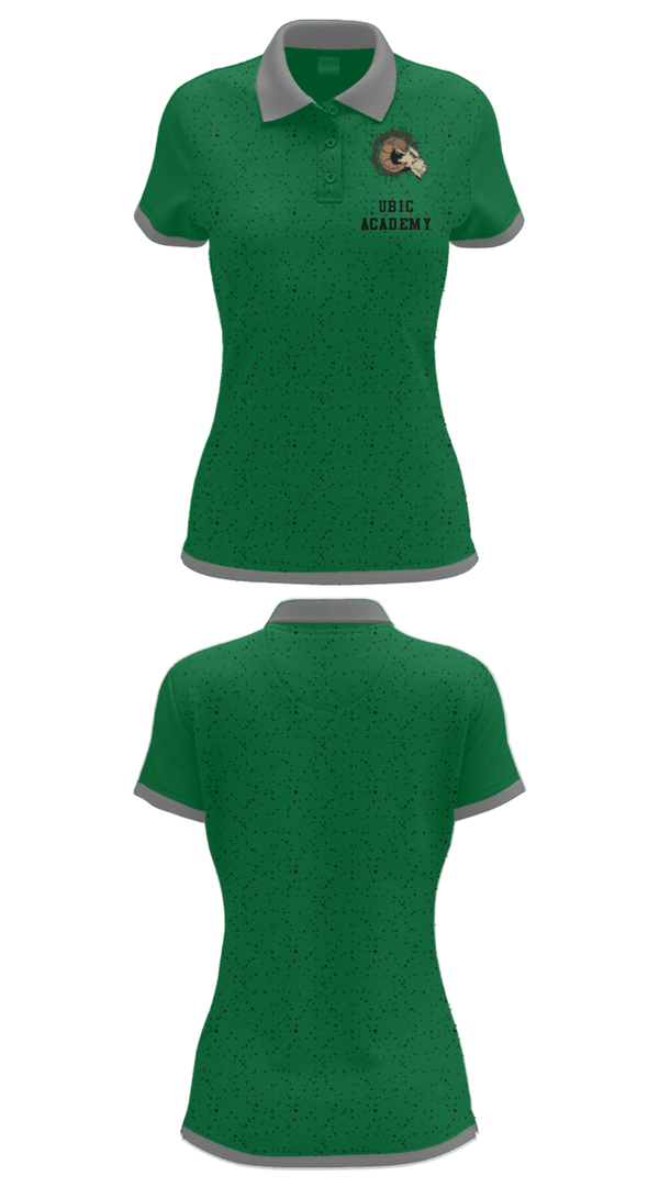 Women's Short Sleeve Performance Polo, Ubic Academy, Spirit Store, Teamtime, Team time, sublimation, custom sports apparel, team uniforms, spirit wear, spiritwear, sports uniforms, custom shirts, team store, custom team store, fundraiser sports, apparel fundraiser