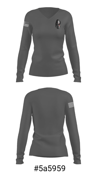 Human Resources Office 41332701 Women's Long Sleeve V-neck Shirt - 7