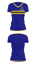 Our Lady of Lourdes High School Swimming 68155142 Women's Short Sleeve V-neck Shirt - 26