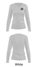Southern Wells High School Wrestling 71175672 Women's Long Sleeve V-neck Shirt - 6
