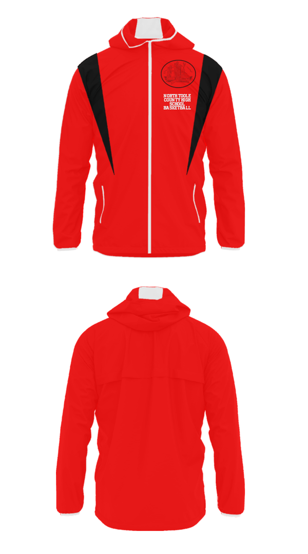 Windbreaker, North Toole County High School Basketball, Men's Basketball, Teamtime, Team time, sublimation, custom sports apparel, team uniforms, spirit wear, spiritwear, sports uniforms, custom shirts, team store, custom team store, fundraiser sports, apparel fundraiser