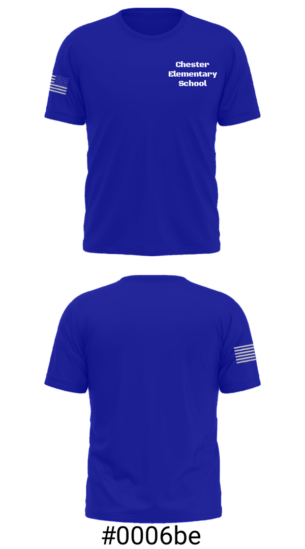 Short Sleeve Performance Shirt, Chester Elementary School, Spirit Store, Teamtime, Team time, sublimation, custom sports apparel, team uniforms, spirit wear, spiritwear, sports uniforms, custom shirts, team store, custom team store, fundraiser sports, apparel fundraiser