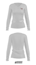 Blair Public High School Basketball 27891556 Women's Long Sleeve V-neck Shirt - 20